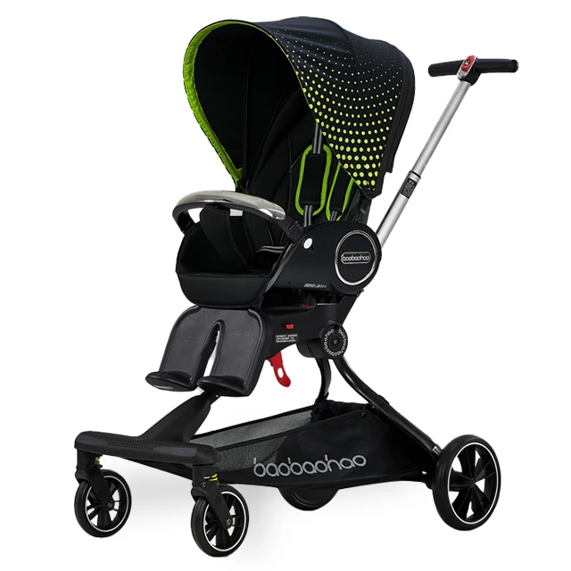 Wysokiej jakości nowe wzornictwo Wózek dziecięcy 3 w 1 Wielofunkcyjny wózek dziecięcy z koszykiem do noszenia dziecka