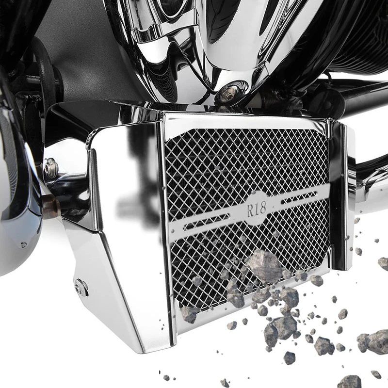 Motorcycle Water Tank Radiator Grille, Oil Radiator Protective Cover For BMW R18 And BMW R18 Classic 2020-2022 2023 - view 2