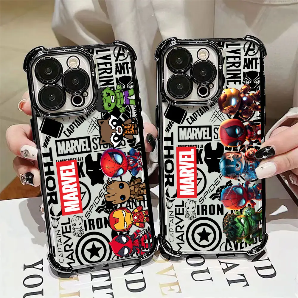 

Cute Marvel Heroes Case For Samsung Galaxy A57 A37 A17 A07 A56 A16 A26 A06 A36 A55 A35 A25 A15 5G A14 A34 A52 A53 A54 Back Cover