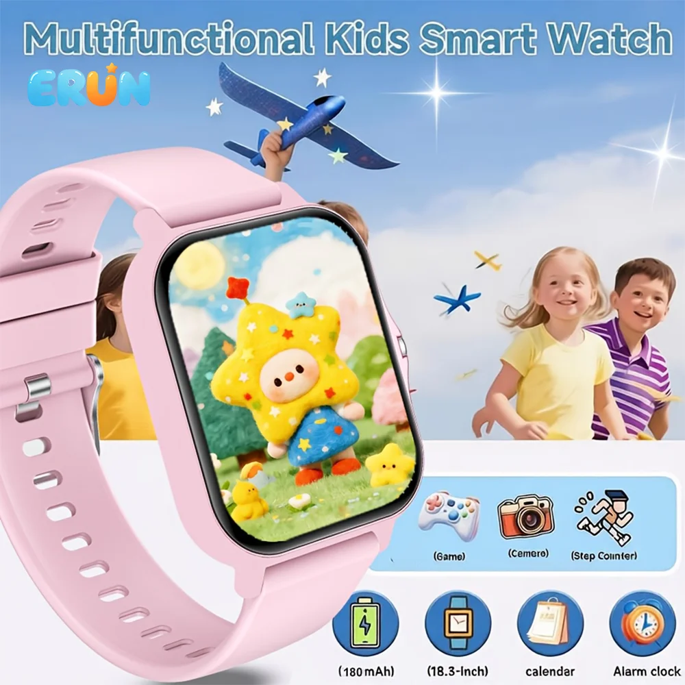 Fashion Smartwatch 1.83-Inch Full-Screen Touch for Men/Women, Wireless Calling, Call Reminder, Rejection, Message Notifications, Pedometer, Wireless Music, Multiple Sports Modes, Gift for Couples, Parents, Friends