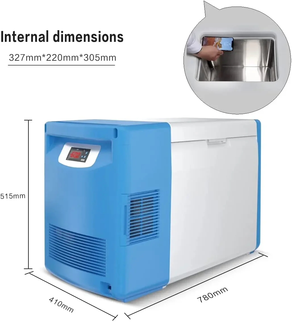 Portable Ultra Freezer 25L -25 Ultra Low Medical Freezer Vaccine Storage Portable Ultra Freezers