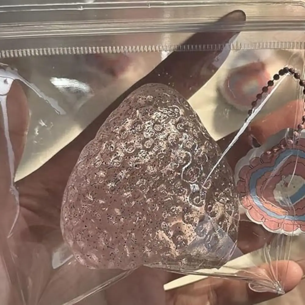 Giocattolo antistress alla fragola super morbido Simulazione Alleviare l'ansia Alleviare lo stress Regalo giocattolo antistress in PVC alla fragola