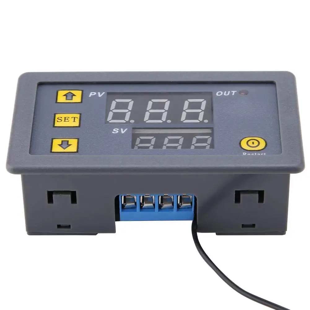 Imagem -02 - Termostato Display Digital com Prop e Display Led Lcd Interruptor de Controle de Temperatura Placa em Miniatura W3230