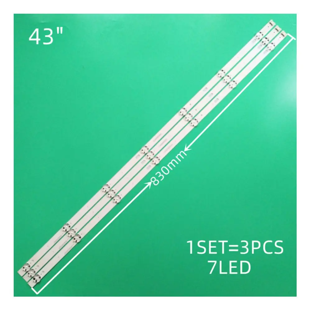 LED backlight forTV 43UK6300PLB 43UJ634V 43lj61 _ fhd_l LC43490059A LC43490058A Innotek 17Y 43 inches _ A 7 LED s 830