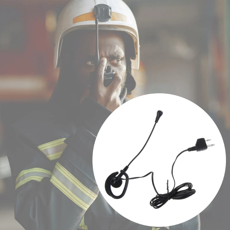 Two Way Radio Earpiece Quick Connection Ear-Clip Headset Suitable for Midland Walkie-Talkie Earpiece Quality-ABS-Made