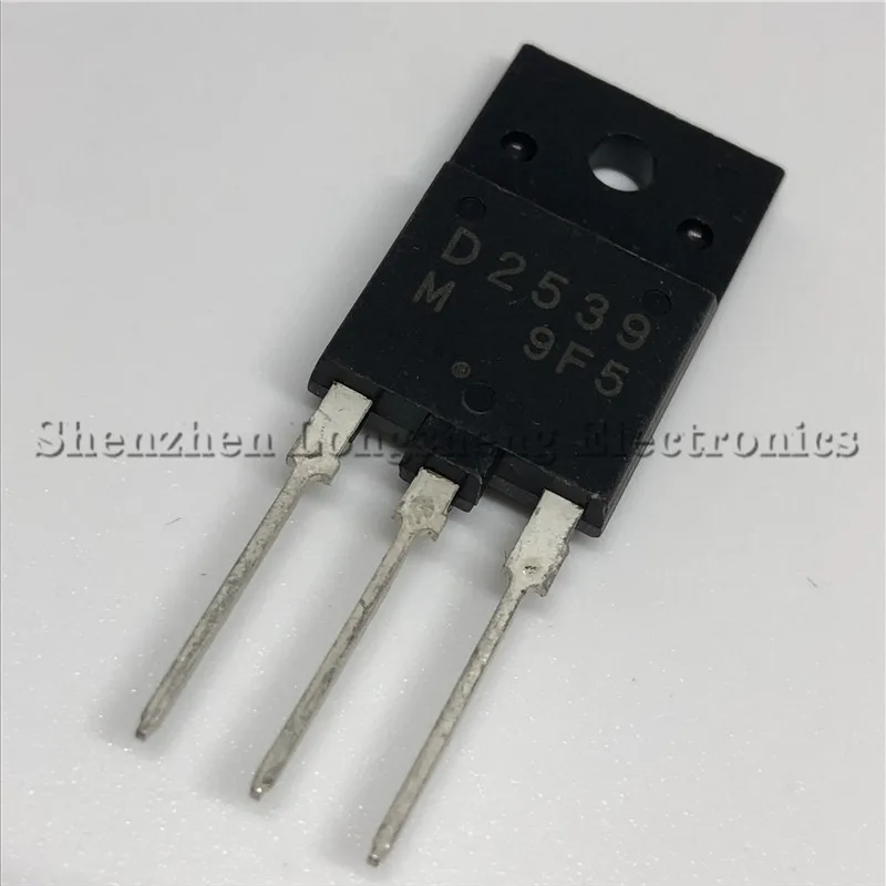 5PCS/LOT 2SD2539 D2539 TO-3PF 1500V/7A/50W triode large screen color TV line tube New In Stock