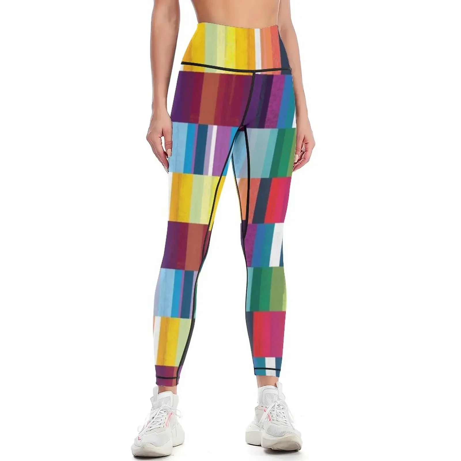 

Stripes Leggings fitness set gym sports tennis for gym wear harem pants Womens Leggings