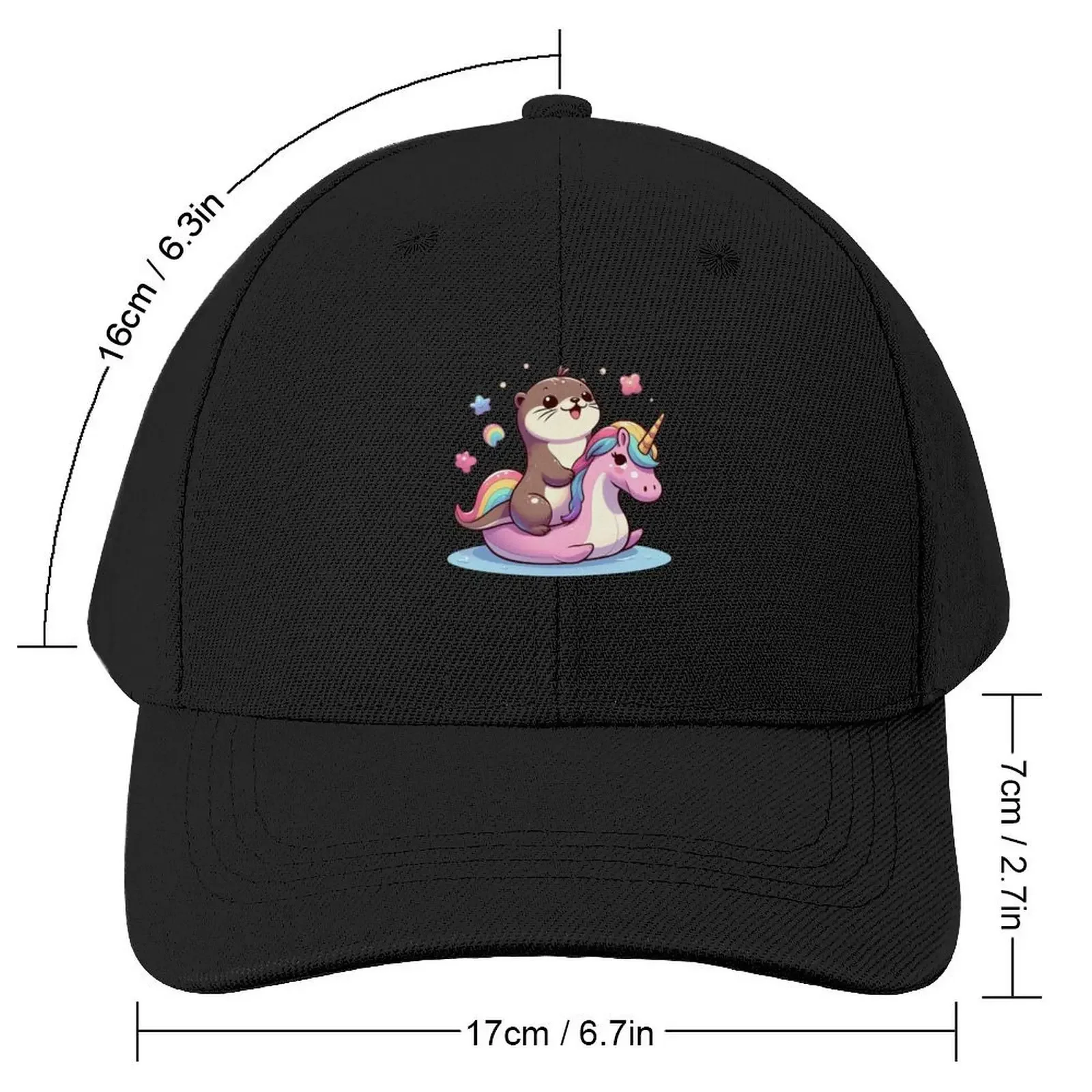 Otter Unicorn Baseball Cap sun hat |-F-| Golf Hat Anime Hat Women's Beach Men's