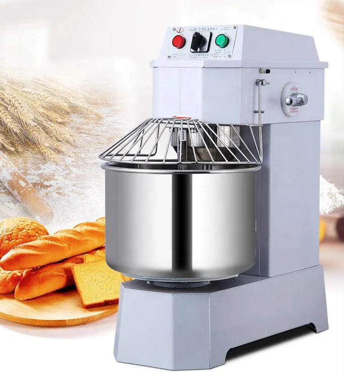 Hot Sale 5kg 8kg 10kg 25kg 50kg 100kg Bakery Equipment Flour Mixer Machine Electric Spiral Dough Mixer for Bakery view 2