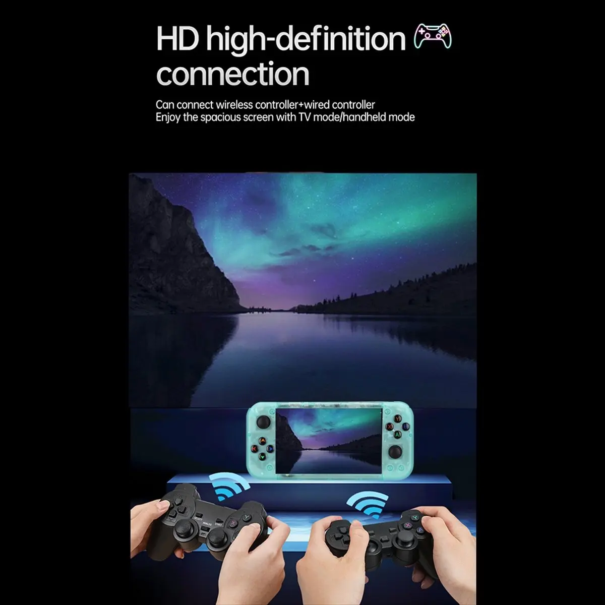 【ELEVATE LIFE】RG50XX Handheld Retro Game Console 5inch Display 64G 20000+Video Games 3D Joystick LINUX for 19+Simulator C
