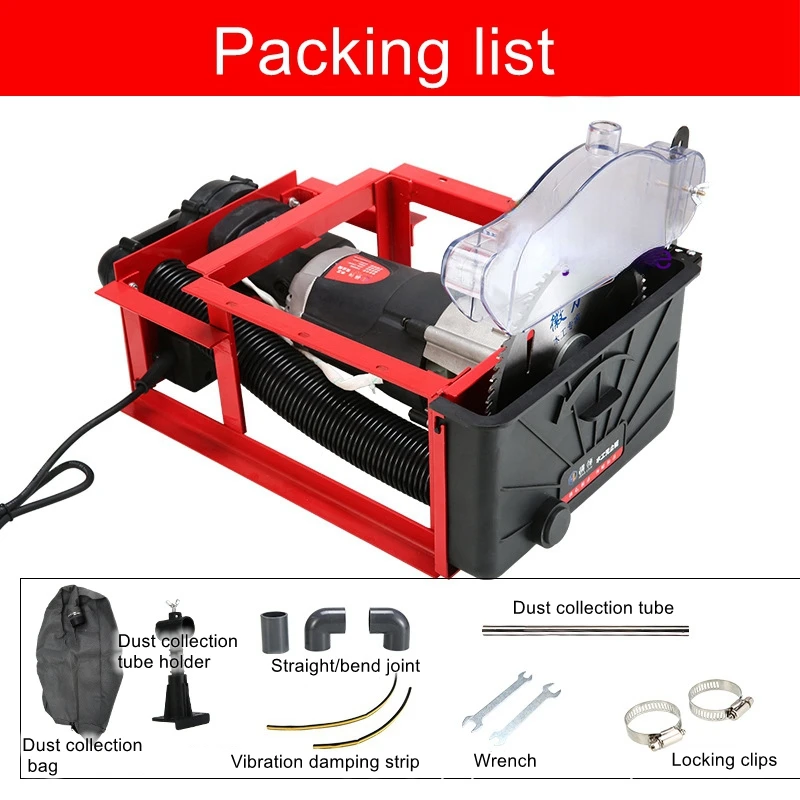 9-inch electric small table saw inverted cutting saw woodworking dust-free saw cutting machine board cutting electric