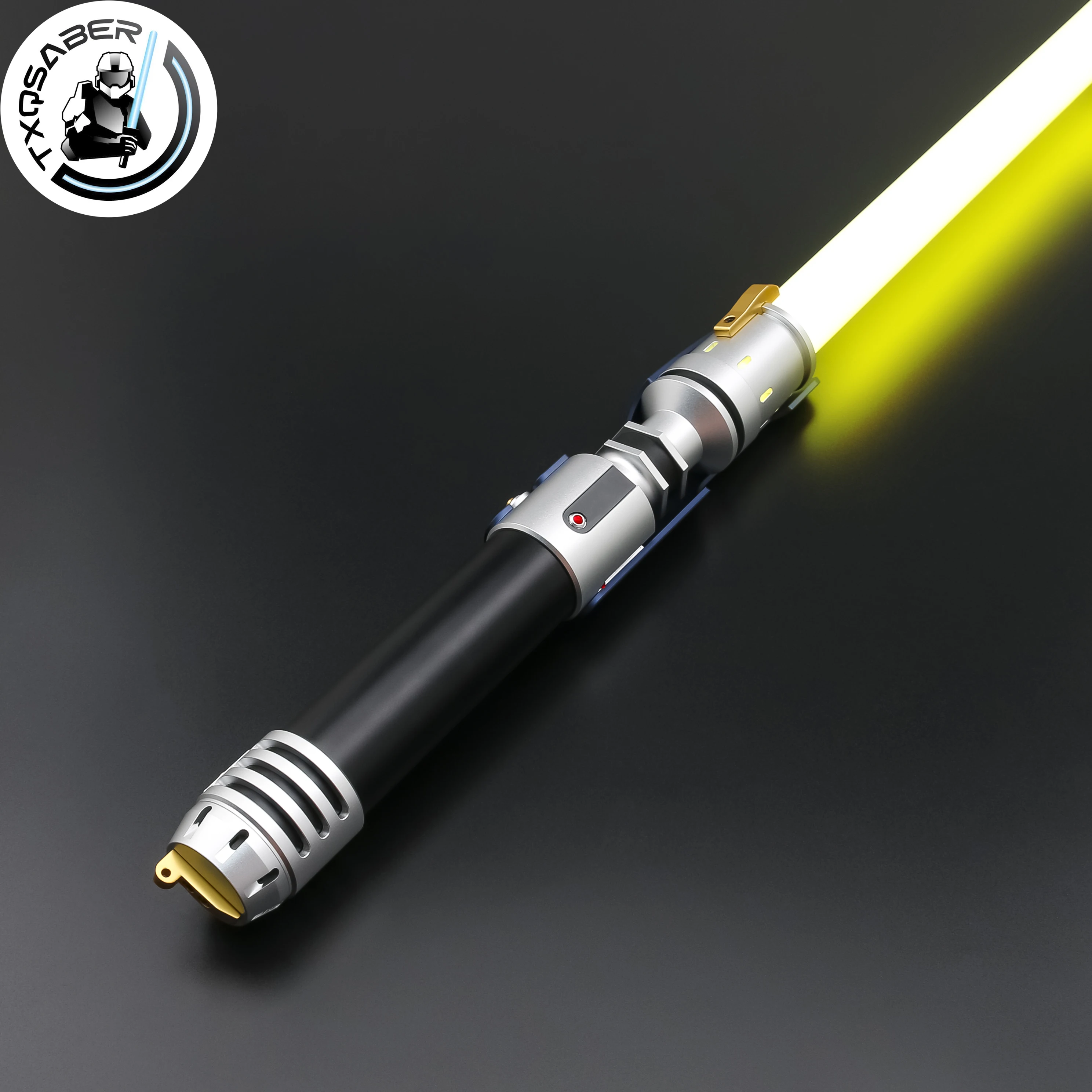 TXQSABER Lightsaber Relic Hunter Light Sword SD RGB Neo Pixel Metal Hilt Smooth Swing FOC Blaster Laser Sword for Cosplay Toys