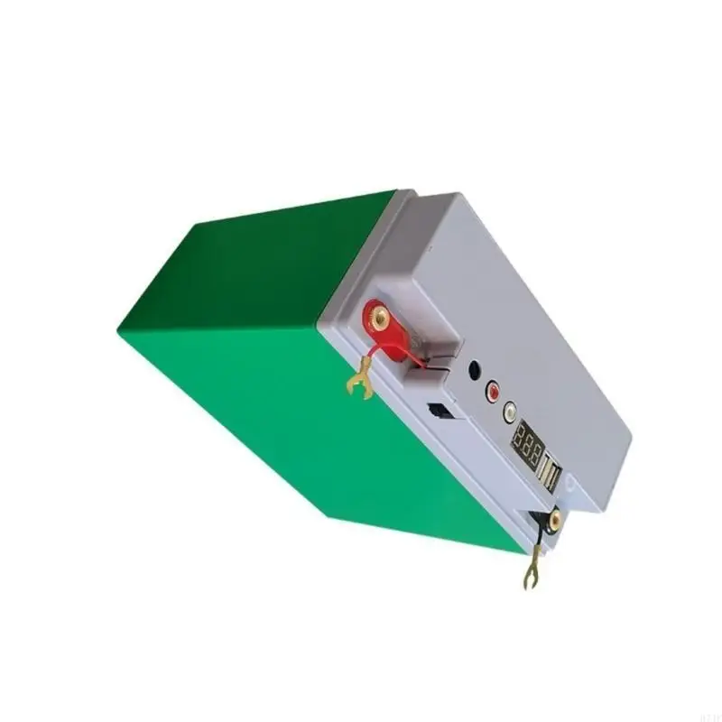 H7JF 12V 17A Организаторы аккумулятора Организаторы для хранения контейнера для хранения контейнера с 2 USB Output ЖК -дисплей