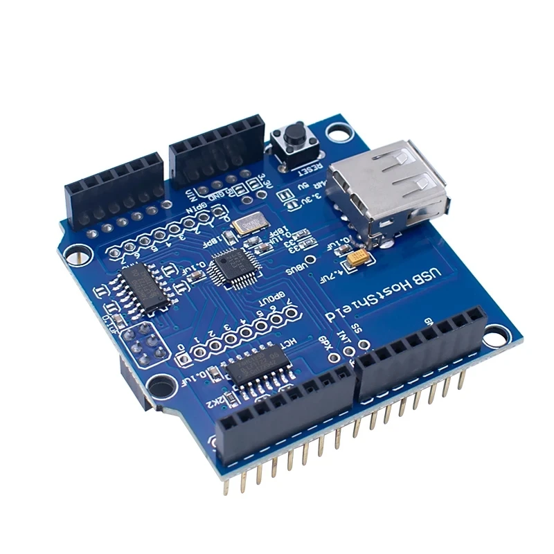 Imagem -03 - Usb Host Shield 2.0 para Arduino Uno Mega Adk Compatível com Android Faça Você Mesmo Max3421 Placa de Módulo Eletrônico