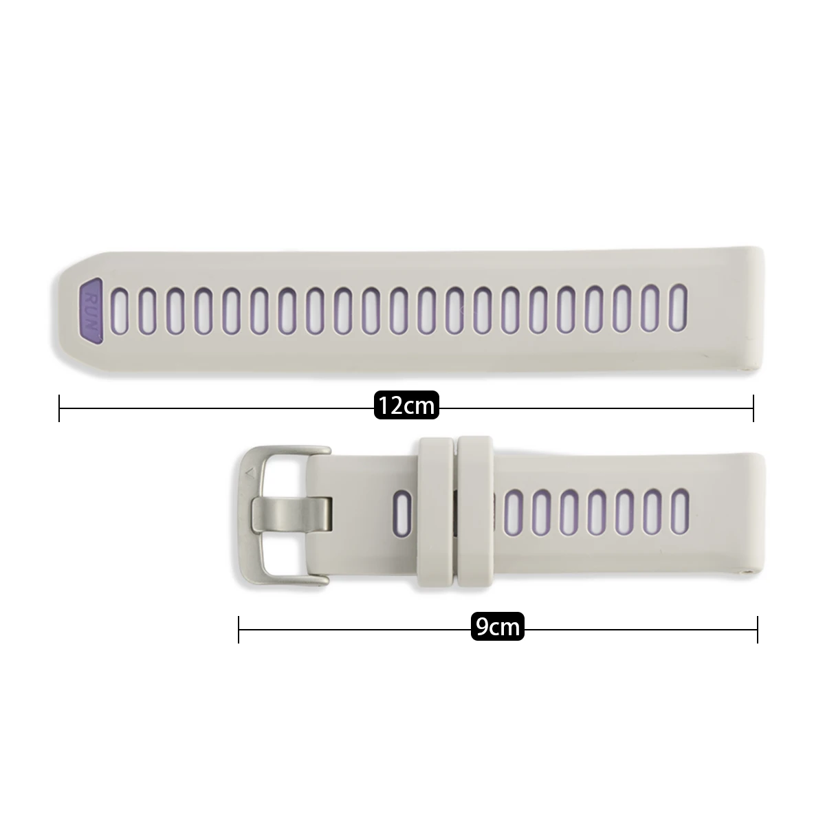 Sports Two-Tone Silicone Band For Garmin Forerunner 970 965 955 Solar 945 935 745 Wristband Watchband Bracelet Accessories