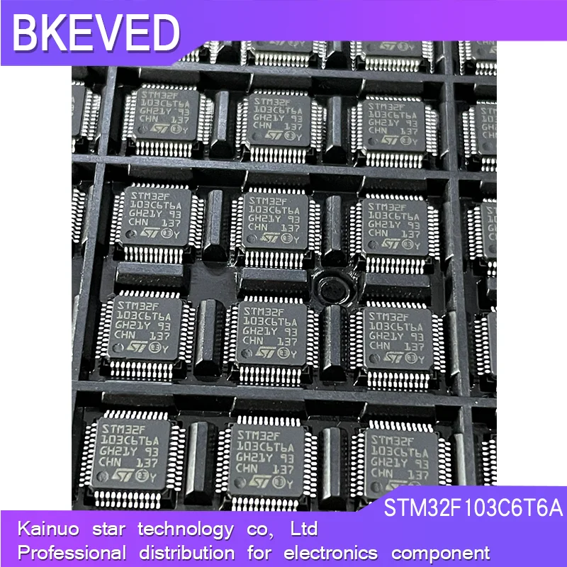 STM32F103C6T6A STM32F103C8T6 STM32F103CBT6 STM32F103RCT6 STM32F103 R8T6 RBT6 RET6 V8T6 VBT6 VCT6 VET6 RGT6 IC MCU STM FLQFP-48