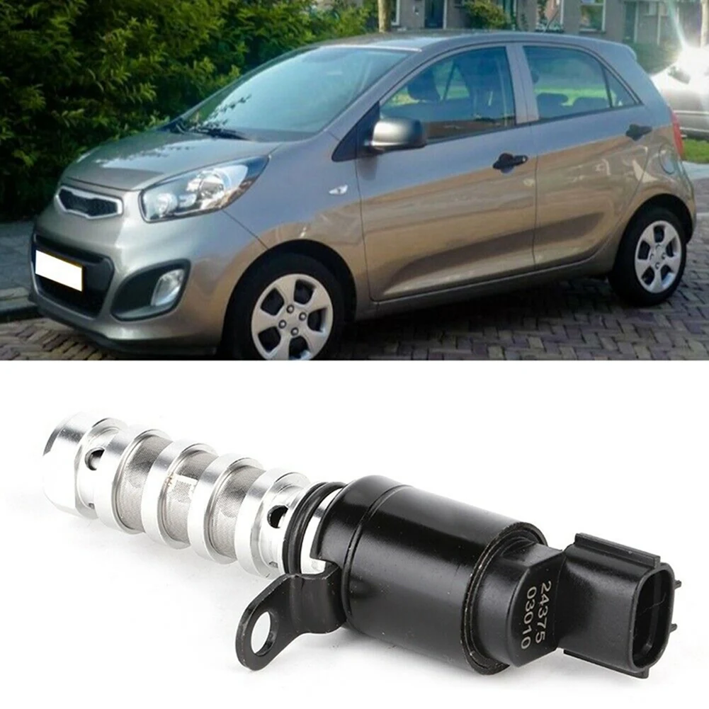 Camshaft Variable Timing Solenoid Valve VVT Solenoid Valve for Hyundai I10 I20 for Kia Picanto Rio 24375-03010—L49A