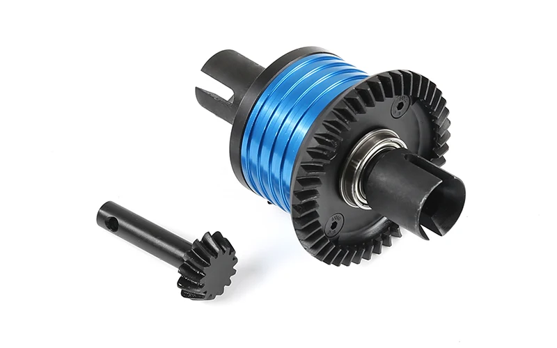 Aluminiowy zestaw tylnego mechanizmu różnicowego z przekładnią spiralną do 1/5 ROVAN ROFUN LT LOSI SIVE-T