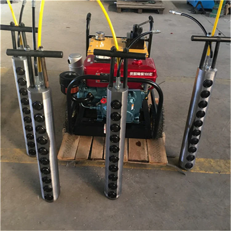 

Efficient Stone Splitting Wedge 350 450 Rock Splitting Gun Diesel Driven Hydraulic Stone Splitter for Stone Quarry