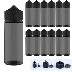 30pcs 10ml-120ml Empty PET Plastic Dropper Bottles W/Child Resistant Cap Sample Bottle Refillable Travel Liquid Ink Containers