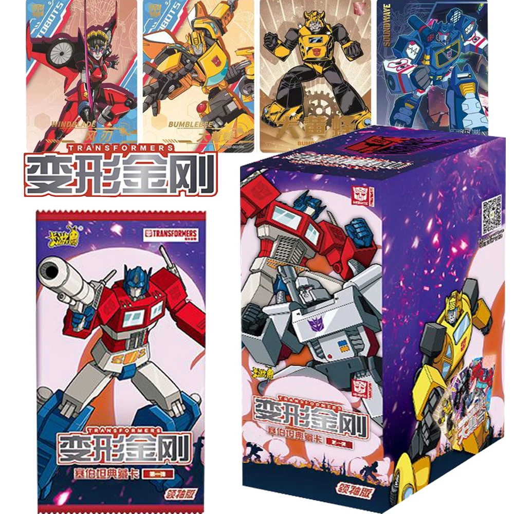 

KAYOU Transformers Collection Cards Animated Movie Characters Optimus Prime Megatron Cool Autobots Cards Children Favorite Gifts