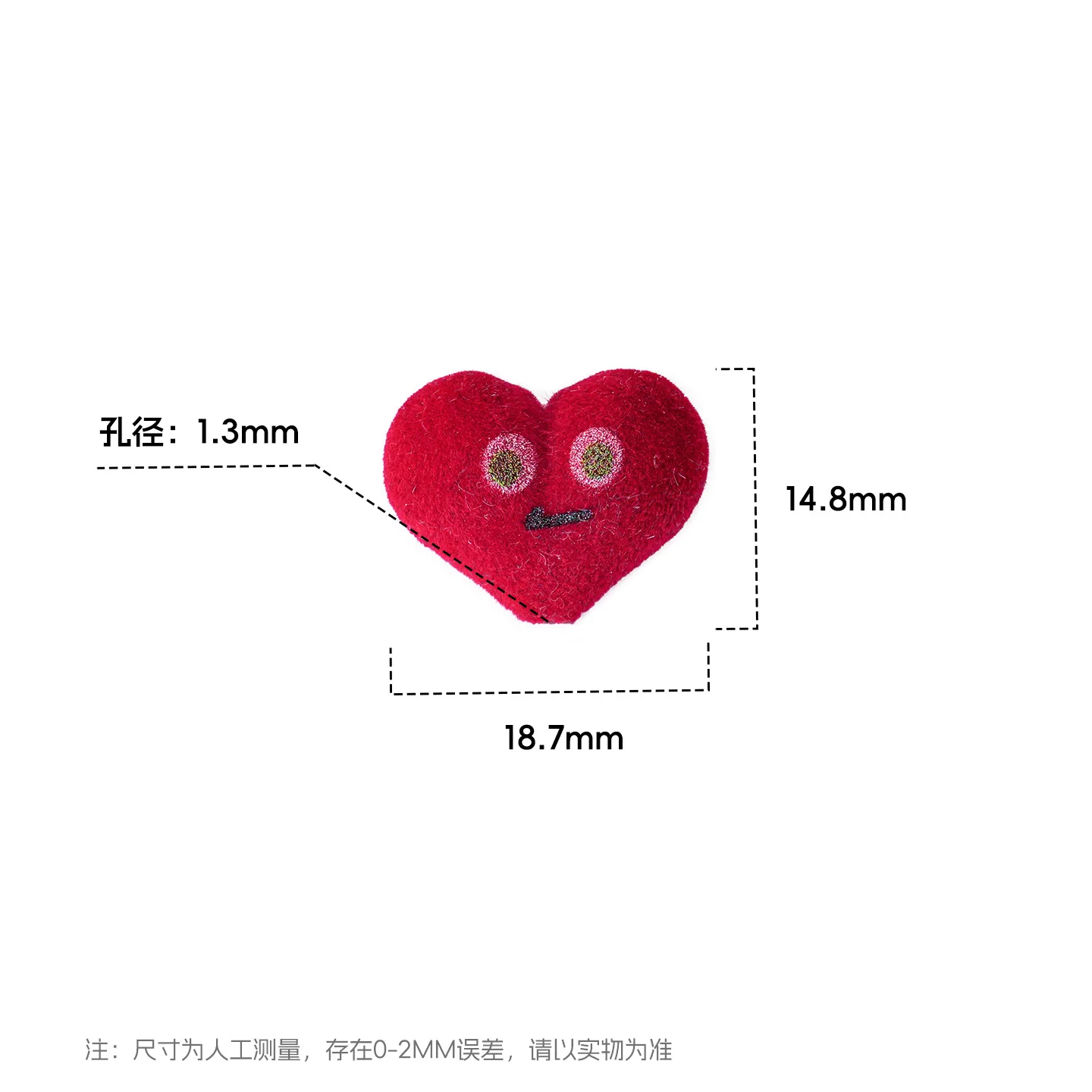 20 قطعة/الوحدة 16 مللي متر القلب توافدوا الاكريليك الخرز لصنع المجوهرات فاصل فضفاض الحفرة الكبيرة الخرز سوار ذاتي الصنع إكسسوارات عقد #2