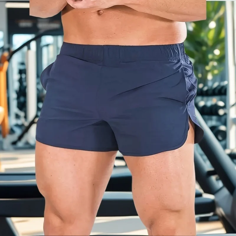 

Summer Men's Sports Shorts Quick Drying, Breathable Athletic Training Shaping Sports and Leisure with Pockets, Elastic Waistband