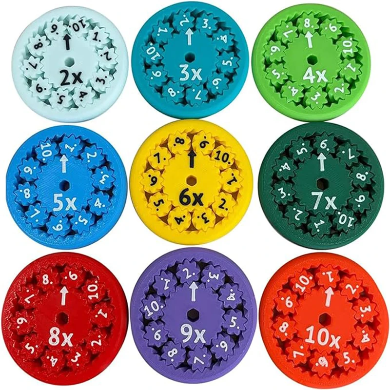 9ps Math Fidget Fact Spinners Toy Math Fidget Multiplication Division Addition and Subtraction Teaching Enlightenment Toy