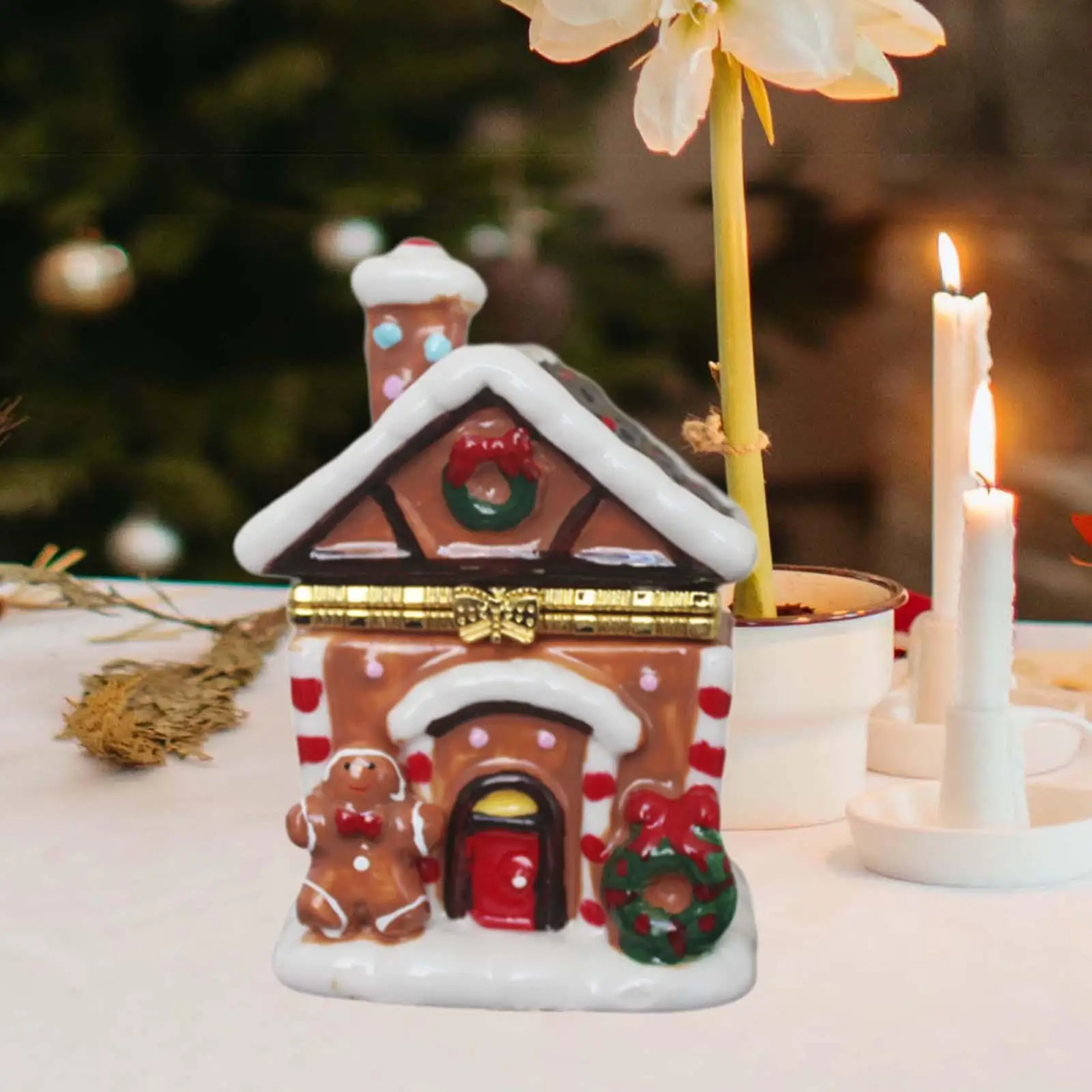 عيد الميلاد مجوهرات حلية صندوق متمحور صندوق مجوهرات بنات خواتم حامل