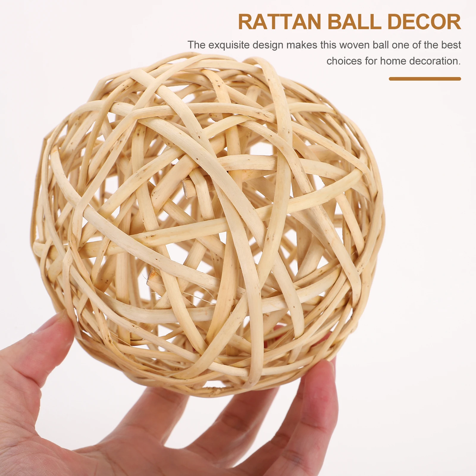 

Rattan Woven Balls 15cm Home Decor Mall Display Hanging naments Handmade Props Party DIY Decor Scene Accessories