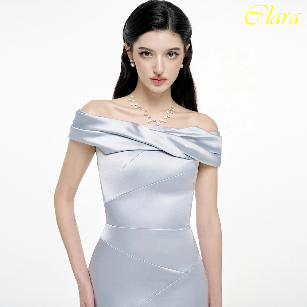 تخصيص مستقيم قارب الرقبة كاب كم فستان سهرة أنيق حساسة عالية الجودة فستان الحفلات الموضة الحديثة فستان الحفلة الراقصة #3