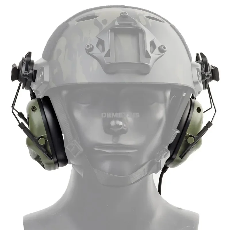 CS Tactical Gen5 Headsets Combat Airsoft Communication Headset Paintball Hunting Shooting Headphone for 19-21 Mm Helmet Rails