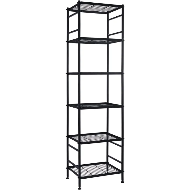 5-Wire Shelving Metal Storage Rack Shelves, Standing Storage Shelf Units for Laundry Bathroom Kitchen Pantry Closet