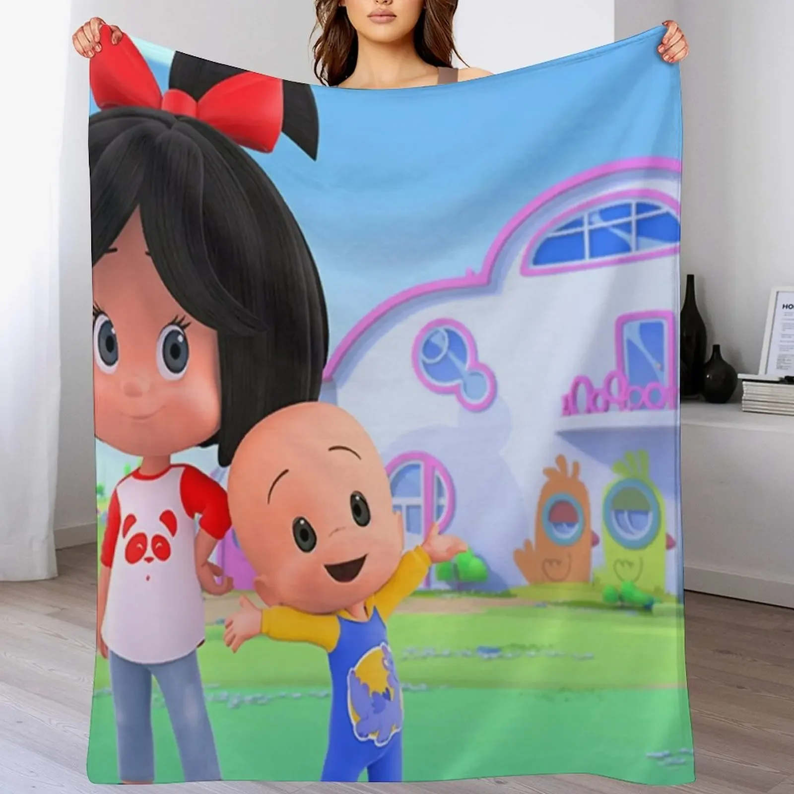 

Cleo & Cuquin Gift For Fans cleo and cuquin birthday Throw Blanket Modern Design Soft Blanket for Home Decor