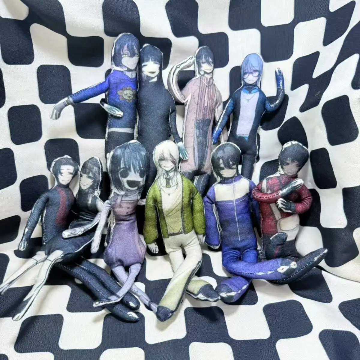 

Action Figures Anime Head Seventh Mo Chengwei Nai He Li Yuting Plush Cotton Doll Room Decoration Children's Festival Gift Toys