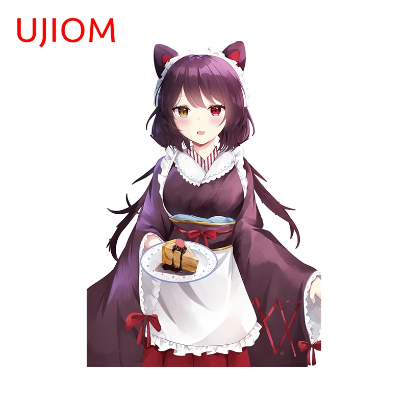 UJIOM 13cm X 9.3cm NSFW MaId Inui Fanart Hololive Amusing Wall Stickers Nice Furniture Toilet Decal Home Decoration Posters