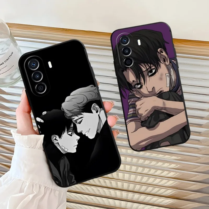 Anime Kill Stalker Phone Case For Huawei P30Pro P50 P40 P20 P10 P9 Pro Plus P8 P7 Psmart Z Nova 8 8I 8PRO 8SE Cover