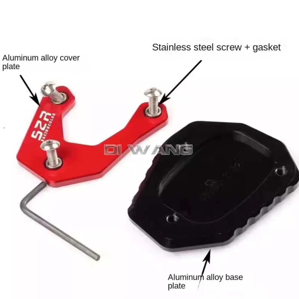 Motorcycle Modified Foot Support Side Support Foot Pad Enlarged Anti-slip Base FOR Loncin VOGE DS900X DSX900 DSX900X