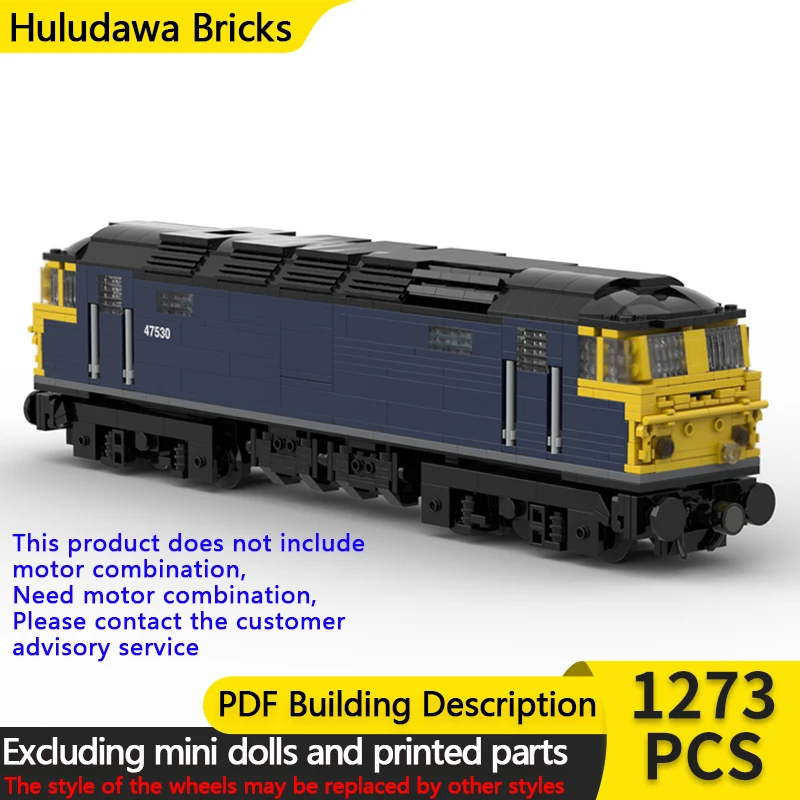 

Конструктор City Car Model MOC: Синий дизельный локомотив, модульная технология, развивающая игрушка для детей, подарок на праздник, набор для сборки