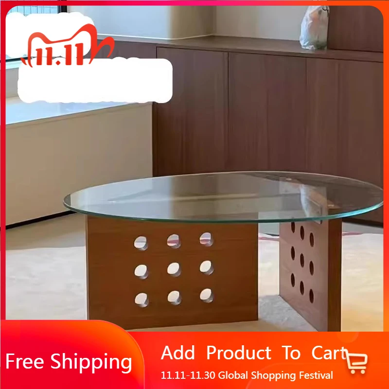 

Transparent Designer Coffee Table Modern Living Room Decoration Minimalist Coffee Table Unique Aesthetic Meubles Home Furniture