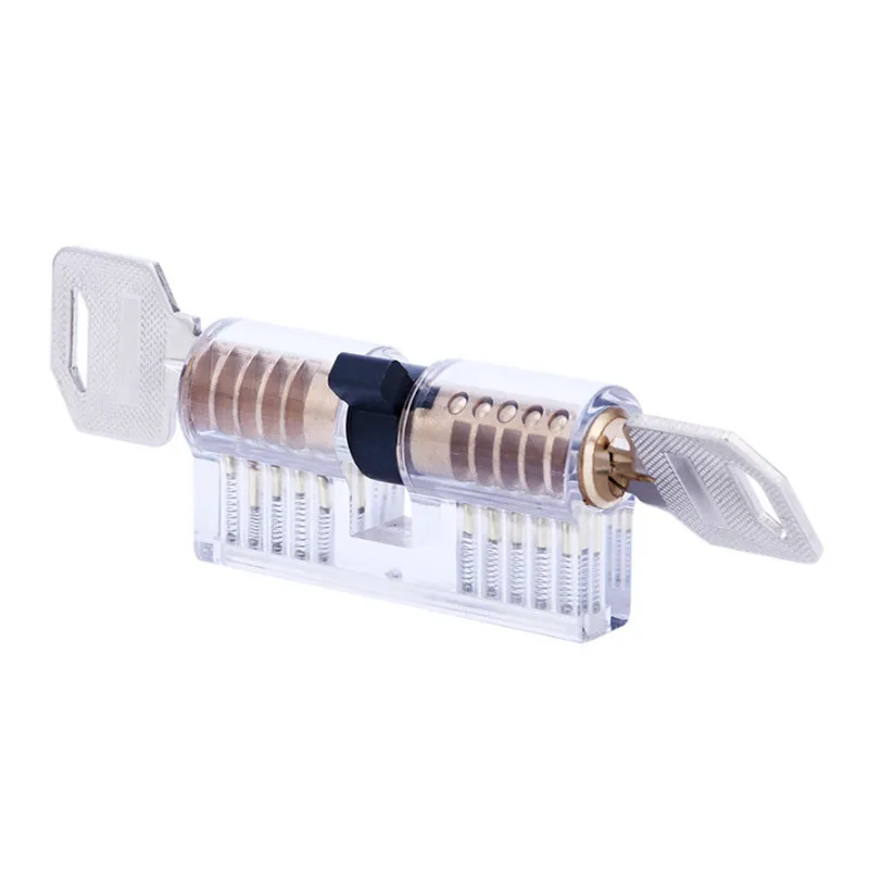 Transparent Copper Lock Cutaway Training Skill Professional Visable Practice Padlock Pick View For Locksmith Supplies