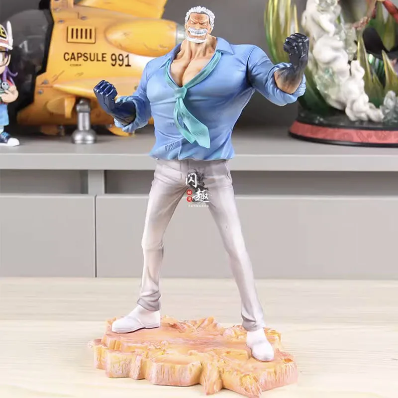 

30cm Monkey D Kapu Figurine One Piece Action Figure Anime One Pieces Garp GK Statue Manga Figuras Model Ornaments Toys Kids Gift