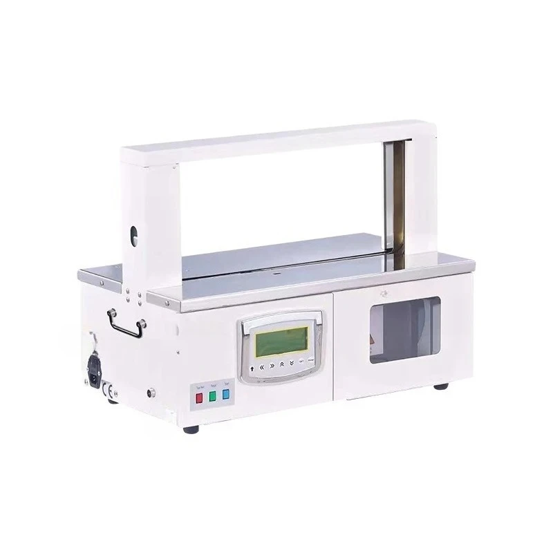

Automatic belt strapping machine 12MM film belt strapping machine, belt , touch screen digital display easy to operate