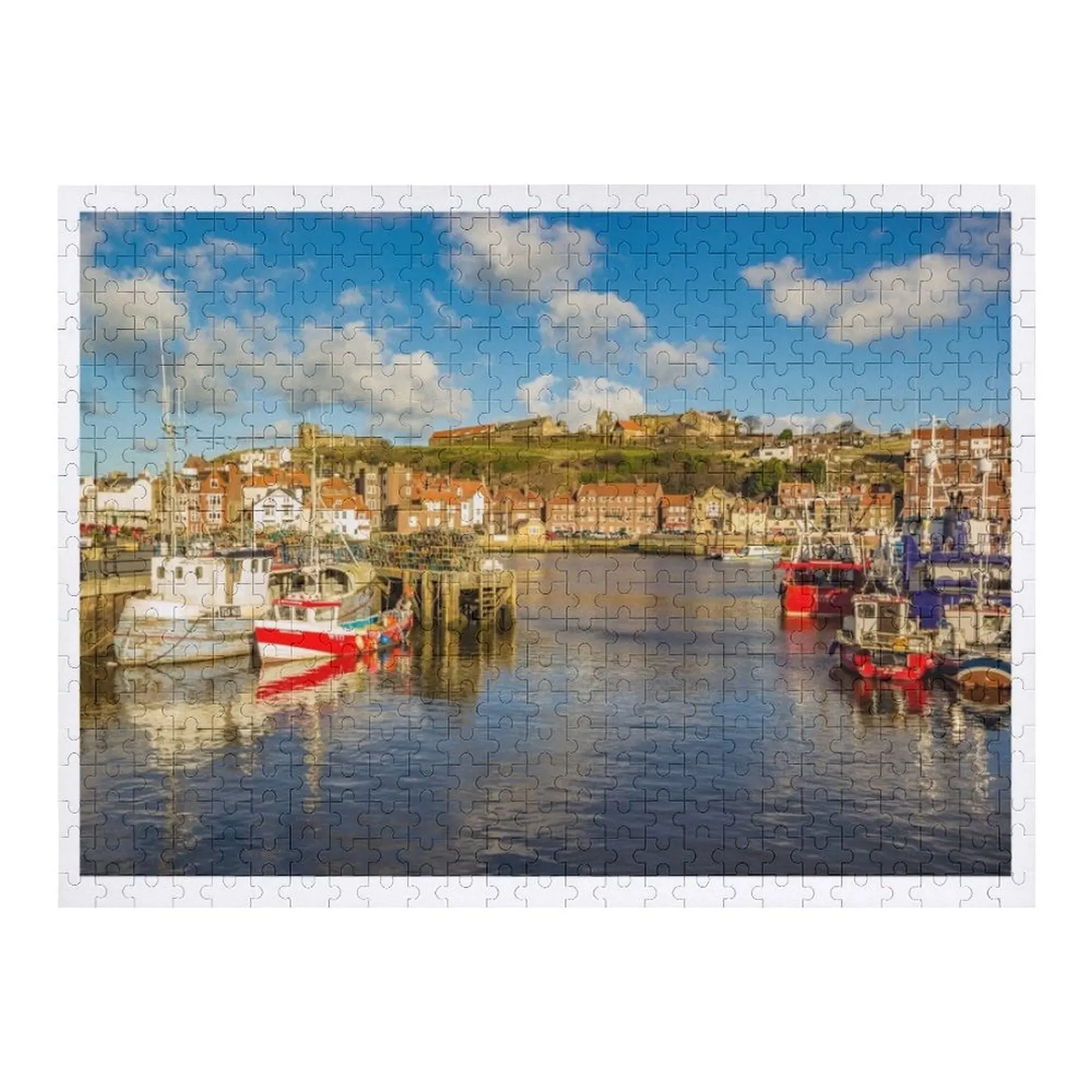 

Whitby Harbour Jigsaw Puzzle Personalized Toy Adult Wooden Wooden Name Custom Personalized Puzzle
