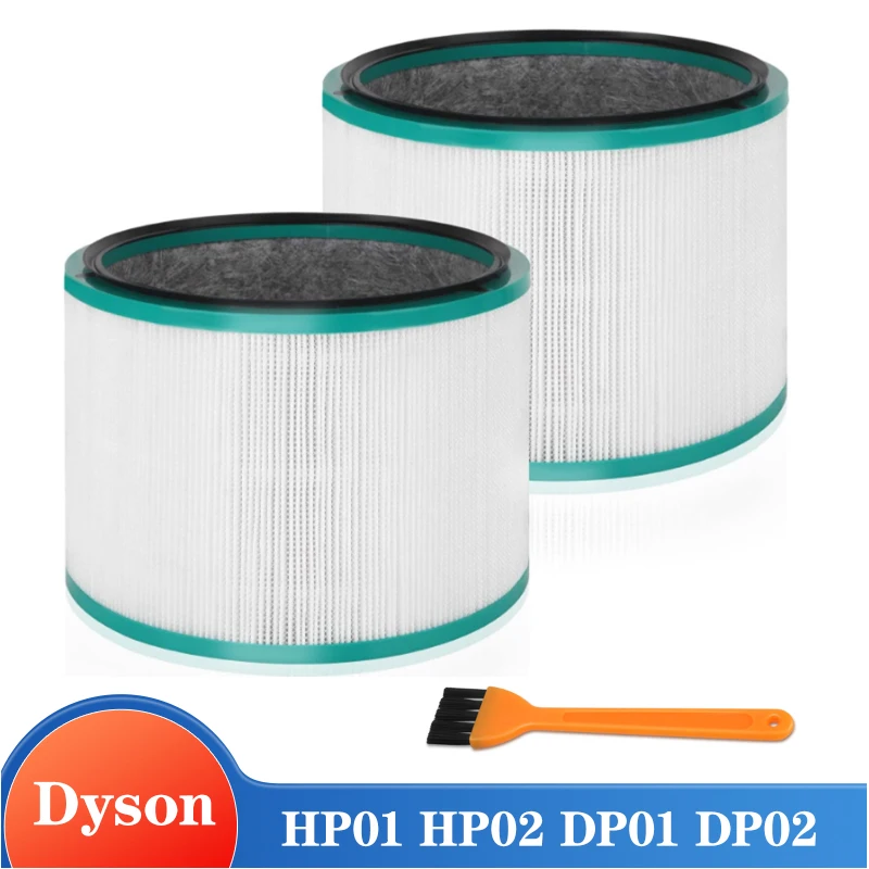 2 шт./упаковка, HEPA-фильтр для очистки воздуха Dyson HP01 HP02 DP01 DP02