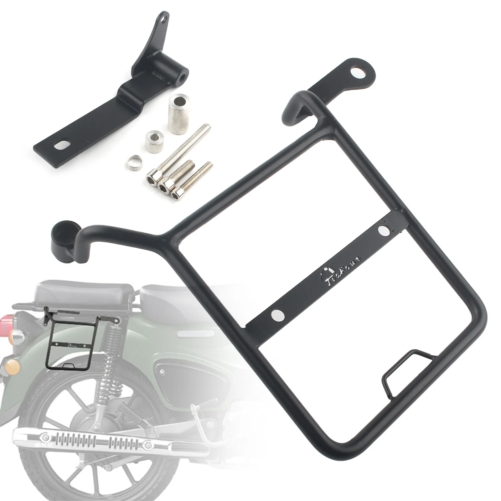 Motorcycle Saddlebag Mount Bracket Motorbike Trunk Bag Support For HONDA CROSS SUPER CUB50 CUB110 CC110 2017-2023 Motocross Part