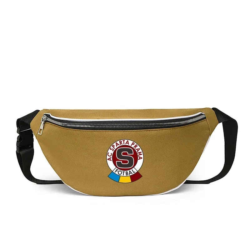 

AC Sparta Prague waist bag crossbody bag unisex canvas leisure sports Small backpack travel sling bag support icons custom YB-18