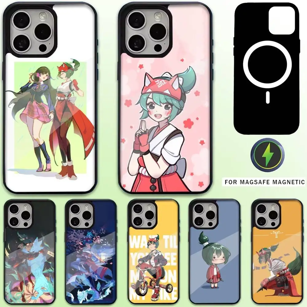 

K-Kiriko O-Overwatches Phone Case For iPhone17,16,15,14,13,12,11 Plus,Pro Max Magnetic For Magsafe Wireless Charging