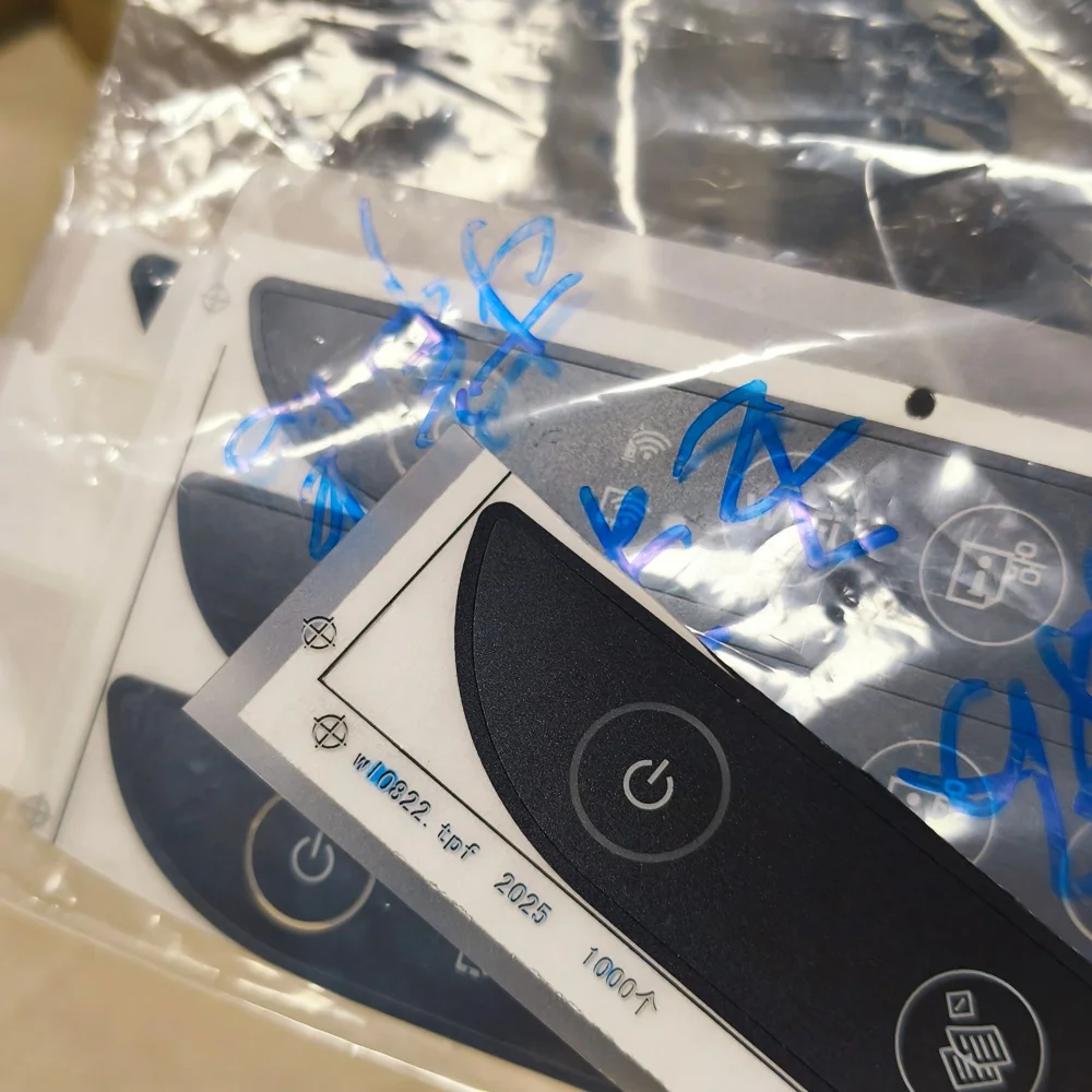 

1 шт., совместимые новые наклейки на кнопки для Epson L1110 L3210 L3150 L3250 L3110 L3110 L3100, наклейка на кнопку панели