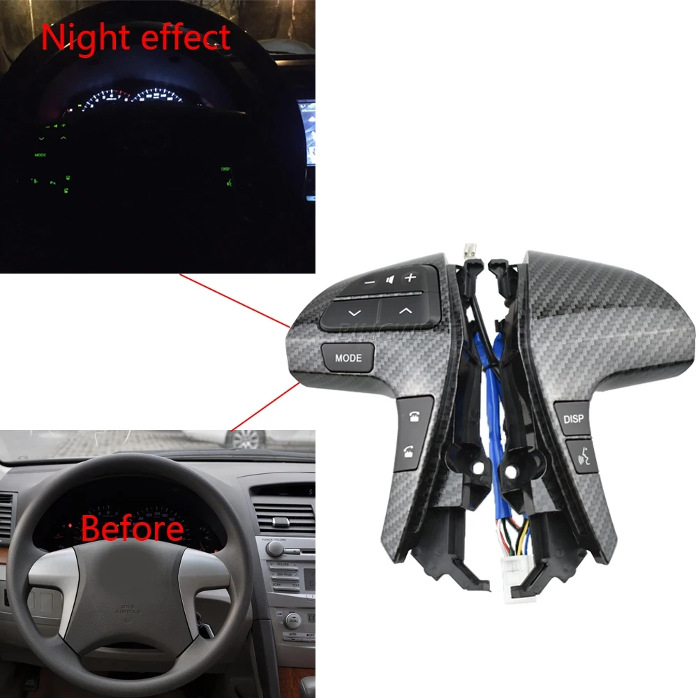 

Кнопка рулевого колеса для TOYOTA HILUX VIGO COROLLA CAMRY HIGHLANDER INNOVA, автомобильный Bluetooth-переключатель управления телефоном 84250-06160